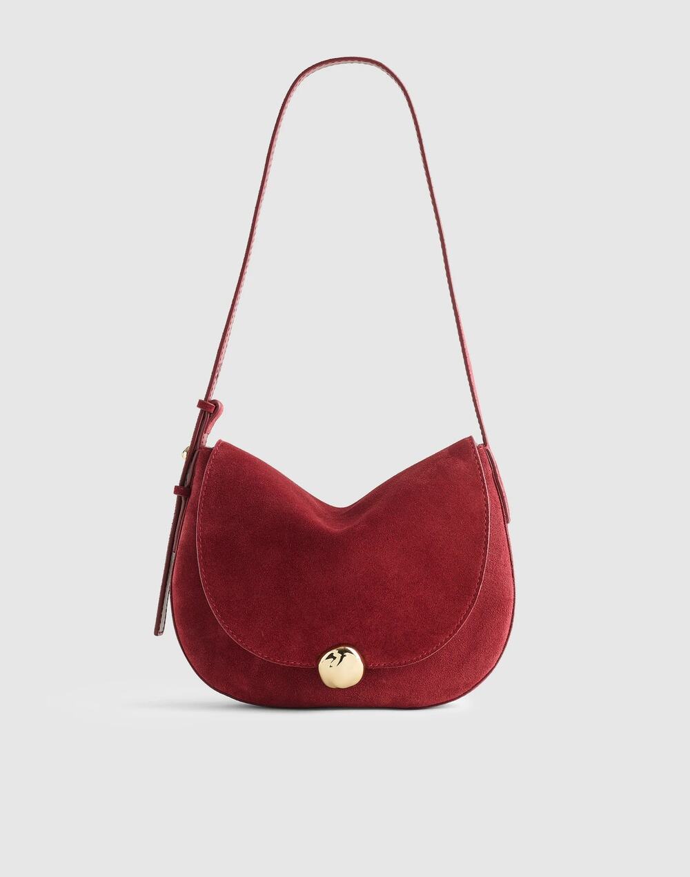 NWT Madewell The Dakota Shoulder Saddle Bag Cabernet